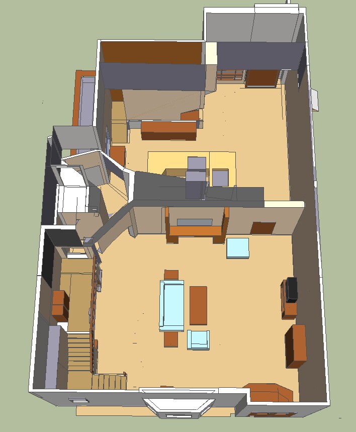 Full House House Floor Plan First Floor 3D